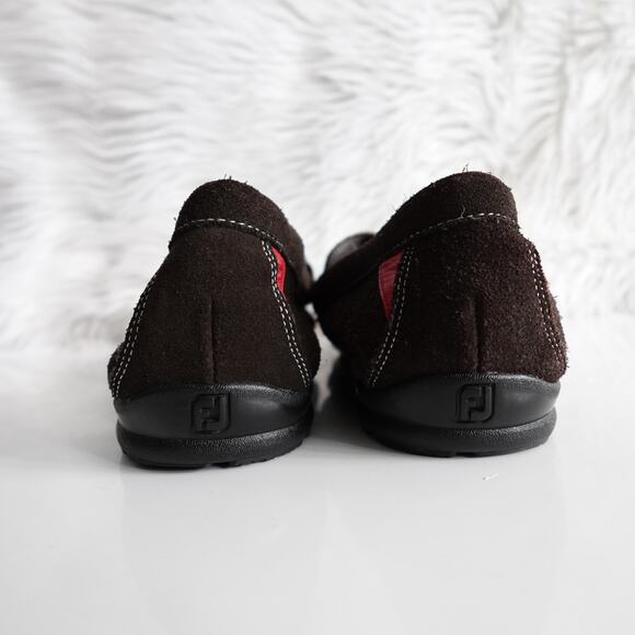 FootJoy FJ Men;s Brown Suede Loafer Driving Shoes - Picture 7 of 10